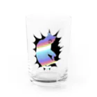 うちの猫の猫のアクビ Water Glass :front