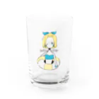 はちやあい/イラストレーターのサマーガール Water Glass :front