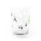 すずきいときちのさらまんだーとパンダ Water Glass :front