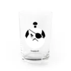 GraphicersのClock Samurai Water Glass :front