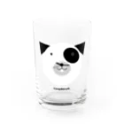 Graphicersのclock Tiny Dog Water Glass :front