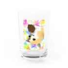 アニマルデザインはなのチワワの幸せ Water Glass :front