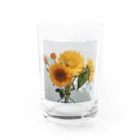 hibari no heyaのヒマワリ Water Glass :front