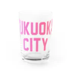 JIMOTO Wear Local Japanの福岡市 FUKUOKA CITY Water Glass :front