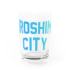 JIMOTO Wear Local Japanの広島市 HIROSHIMA CITY Water Glass :front