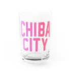 JIMOTOE Wear Local Japanの千葉市 CHIBA CITY Water Glass :front