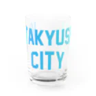 JIMOTO Wear Local Japanの北九州市 KITAKYUSHU CITY Water Glass :front