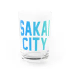 JIMOTOE Wear Local Japanの堺市 SAKAI CITY Water Glass :front
