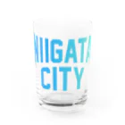 JIMOTO Wear Local Japanの新潟市 NIIGATA CITY Water Glass :front