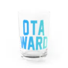 JIMOTOE Wear Local Japanの大田区 OTA WARD Water Glass :front