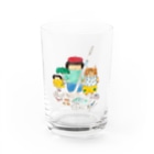 Umi Amaoto のねことまめズ Water Glass :front