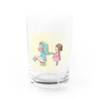 hirakoのアマビエちゃんお願いしますよ Water Glass :front
