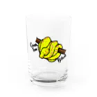 Sumireptiles🐍__爬虫類・生き物グッズのグリーンパイソン（イエロー） Water Glass :front