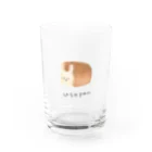 ゆるくて かわいい ANIMAL BAKERYのうさぎ×食パン うさパン Water Glass :front