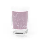 _F_U_T_A_N_J_I_の視線Tシャツ Water Glass :front