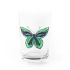 シヲのアレキサンドラトリバネアゲハ Water Glass :front