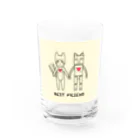 猫の隠れ家のベストフレンド Water Glass :front