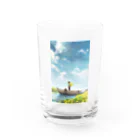 c.p.museumの少年と犬 Water Glass :front