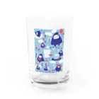 しばの夢工房イラストグッズ店の幸せの小人さんいろいろ Water Glass :front