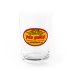 pda gallop official goodsのPDA OVAL LOGO Water Glass :front