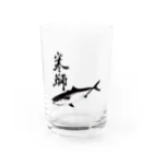 WAZAYAのブリ専用アイテム～寒鰤仕様 Water Glass :front