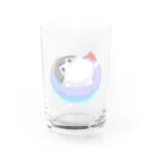 フランス（すこやかドコドコちゃん）のさんぞくとかにの海水浴 Water Glass :front