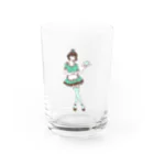 chocomiのチョコミントガール Water Glass :front