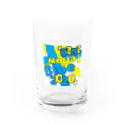 エルフ はるのBlueYELLOW Water Glass :front