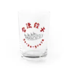 crane_and_horseの合法餃子4個入り(goho.ver) Water Glass :front