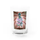 卍鮭＾ゑ＾鮭卍のオーラじじい Water Glass :front