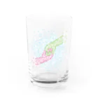 Wildflowerの手と手 Water Glass :front