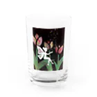 Mzk Kynの虹色の花の妖精 Water Glass :front