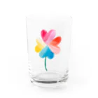 jiminyのハートのクローバー Water Glass :front