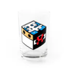 青木俊直のマスク手洗い三密さけるくん Water Glass :front