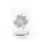 lotus worker holic*のchandelier Water Glass :front