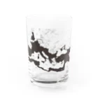 Kubaaniのローマ帝国地図（茶塗り） Water Glass :front