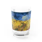 AOI Art Projectの【ゴッホ】カラスのいる麦畑 Water Glass :front