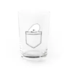 ないものねだりのポケットで放心(片目ver) Water Glass :front