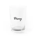 DiaryのDiary logo Water Glass :front