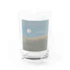 satoharuの朝方の月 Water Glass :front