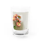 はづきのガーベラ×スモークツリー Water Glass :front