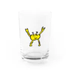 しまだあやショップの黄色いサワガニ Water Glass :front