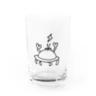 どろん堂のカニUFO Water Glass :front