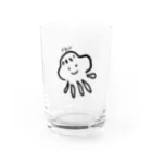 くろないとのゆるゆるくらげちゃん Water Glass :front