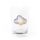 まふゆ村の偏光の雲☁️ Water Glass :front