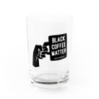 EASEのBLACK COFFEE MATTER Water Glass :front