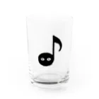 いよかん shopの音符ちゃん（八分音符） Water Glass :front