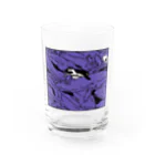 ナイロドノのぎゅうぎゅうオオサンショウウオ　ヴァイオレット Water Glass :front