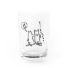 k_iのえ〜またタピるん・・・猫 Water Glass :front