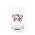 びびハウスのふふん！なびびちゃん Water Glass :front